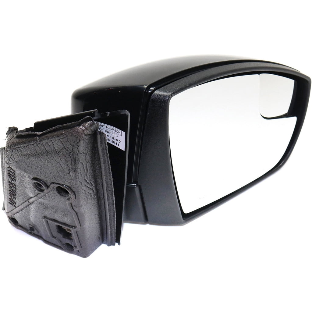 For Ford Focus 2012 2013 2014 Door Mirror Passenger Side | Non-Heated | Power Glass | Paintable | Manual Folding | With Signal Light | W/ Blind Spot Glass | Replacement For FO1321463 | CP9Z17682CA-PF