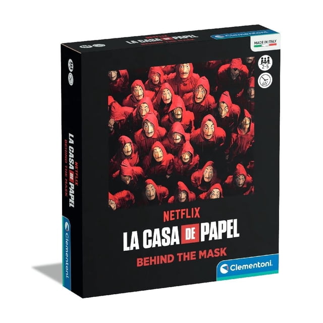 Juego de Mesa Clementoni La Casa de Papel - Detrás de la Máscara