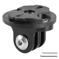 thumbnail image 1 of Adaptador de faro de cámara de aleación de aluminio para montaje de cámara deportiva de bicicleta para Garmin Gopro, 1 of 9