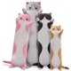 thumbnail image 2 of Shinuoer Almohada Larga De Felpa Para Gato, Almohada Para El Cuerpo Del Gato, Animales De Peluche De Gato Negro, Peluches Suaves, Gatito De Peluche Kawaii, Juguete De Peluche Para Niños Y Novias (Negr, 2 of 5