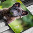 thumbnail image 6 of Mudi Dog Puppy Photo Faux Leather Travel Luggage Tag, 6 of 7