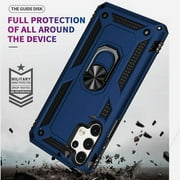 Samsung Galaxy A32 5G Case, [Not fit for Samsung Galaxy A52/ Galaxy A72], With [Tempered Glass Screen Protector Included], STARSHOP Drop Protection Ring Kickstand Cover- Ink Blue