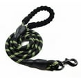thumbnail image 1 of CACAGOO 5ft Reflective Dog Leash Strong Dog Leash with Comfortable Padded Handle Traction Rolled Dog Leads -Slip Handle Dog Leash Rope for Large and Medium Pets, 1 of 7