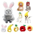 thumbnail image 1 of Greeniant 5 uds. De gorro para mascotas, ropa bonita para vestir a perros y gatos, disfraz de cachorro, accesorios de estilo cálido, diadema, Ropa para mascotas, 1 of 6