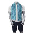 thumbnail image 2 of Waves Gym Towel, Oceanic Splashes Blots and Spirals Aquatic Marine Theme, One-Sided Quick Dry Microfiber for Beach Fitness & Swimming, 60" x 30", Turquoise Sea Blue, by Ambesonne, 2 of 2