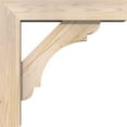 thumbnail image 3 of Ekena Millwork 5 1/2"W x 22"D x 22"H Olympic Block Smooth Bracket w/ Offset Brace, Douglas Fir, 3 of 25