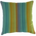 thumbnail image 5 of Jordan Manufacturing Sunbrella 16" x 16" Astoria Lagoon Multicolor Stripe Square Outdoor Throw Pillow (2 Pack), 5 of 10