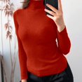 thumbnail image 4 of EDFBUYKRS Female Sweaters Flower Sweaters for Women Floral Printed Crew Neck Sweater Loose Cute Puff Sleeve Junior Back To School Pullover Sweater Fall Sweater One Size, 4 of 5