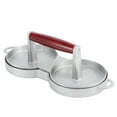 2Round Mold with Wood Handle for Perfect DIY Patty Making in Your