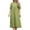 Green, variant on ICHUANYI Women's New Trending Crew Neck Short Sleeve Solid Color Loose Dress Spring Summer Fashion 2024