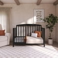 thumbnail image 5 of Nursery Bundle, Dream On Me Odelle 5 in 1 Crib in Matte Black and Crib & Toddler Mattress Bundle, 5 of 9