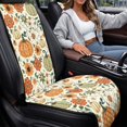 thumbnail image 4 of Chririnla Non-Slip Car Seat Covers for Sedans, Polyester with Buckle Car Front Seat Covers, Pumpkin Pattern, 4 of 7
