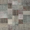 thumbnail image 1 of Ahgly Company Indoor Square Contemporary Dark Gray Patchwork Area Rugs, 7' Square, 1 of 6