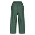 thumbnail image 6 of Women's Capri Pants - Loose Fit Wide Leg Summer Yoga Pants with Drawstring & Pockets, Casual Comfy Lounge Cropped Trousers, Soft Workout Sweatpants for Women, 6 of 8