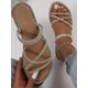 thumbnail image 1 of Women's Fashion Rhinestone Decorated Flat Sandals, 1 of 3