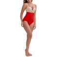 thumbnail image 2 of INSPIRE CHIC Mother's Day Women's High-Waisted Butt Lifting Briefs Postpartum Tummy Control Breathable and Comfortable Control Panties XXL Red, 2 of 6