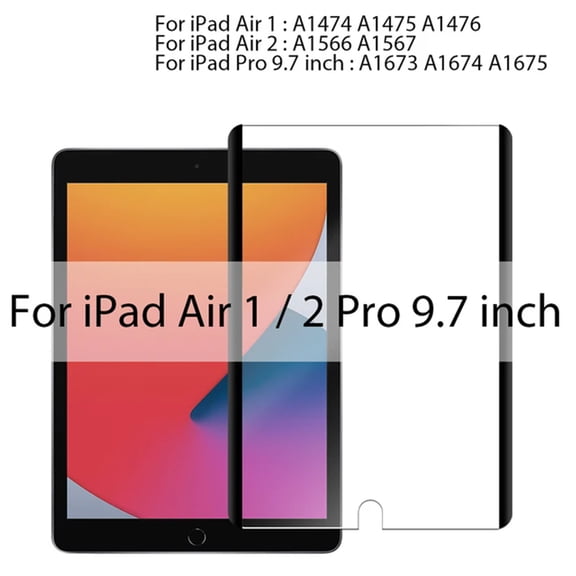 Paper Feel Reusable Magnetic Screen Protector for iPad 7/8 9th 10th Pro 11 Mini Air 1 2 3 4 5 6 2024 Matte Frosted Writing Film (For iPad Air 1 2)