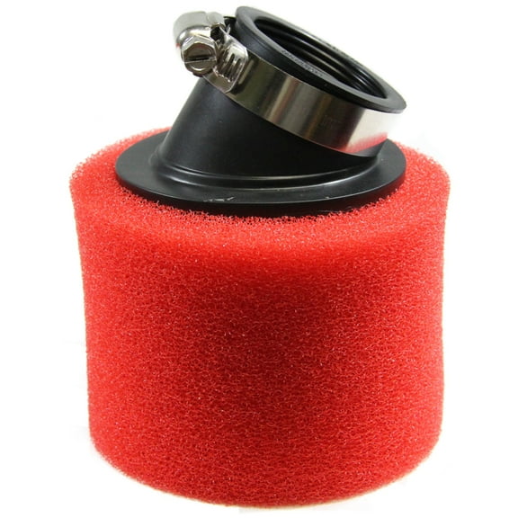 Air Filter 42mm, 30 Degree, Dual Layer Pod Air Filter - Scooters, ATVs, Motorcycles