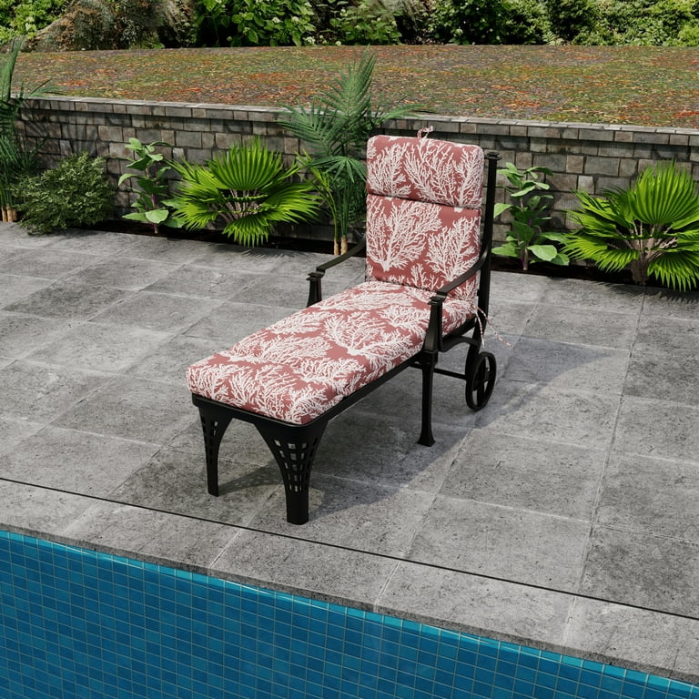 Wrought iron chaise lounge cushions new arrivals