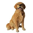 thumbnail image 1 of Hi-Line Gift Ltd Golden Retriever Sitting Dog Statue, 1 of 4