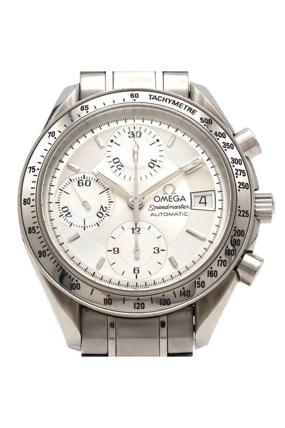 Pre-Owned Omega Speedmaster Date 3513.30 Stainless Steel Automatic Watch