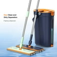 thumbnail image 2 of Flat Mop and Bucket Set Strong Water Absorption Household Floor Scrubber., 2 of 3