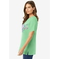 thumbnail image 3 of Woman Within Plus Size Graphic Tee, 3 of 6