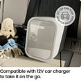 thumbnail image 4 of ICEMAN Portable Mini Fridge w/ 6 355 ml (12oz) Can Capacity, Cools and Heats, Car Plug Included - White, New, 4 of 9