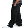 thumbnail image 3 of Pantalon de Jogging Cargo de Sport Décontracté pour Hommes, Coupe Droite et Ample, 3 of 4