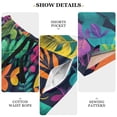 thumbnail image 6 of Men’s Sleep Shorts Relaxed Fit Lounge Pants with Pockets Mens Pajama Loungewear Home Wear Comfort Brightly Colored Leaves Medium, 6 of 7