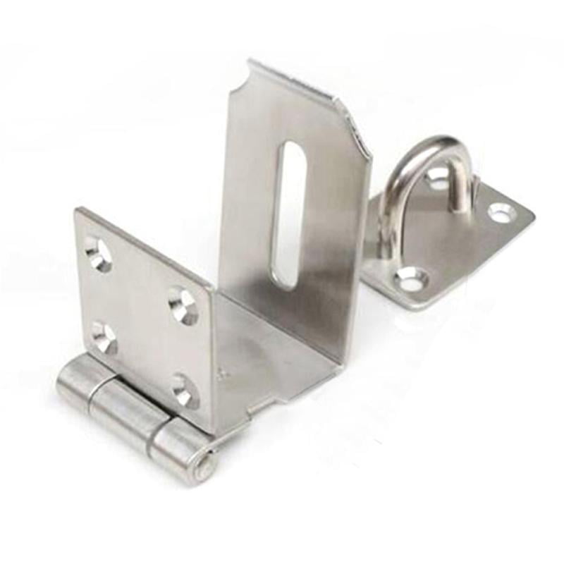 Hasp And Staple SOLID Security Locks Door Gate Shed For Padlock NEW 