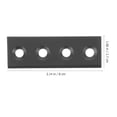 thumbnail image 4 of WORGEOUS 1 Set Sliding Barn Door Hardware Track Connector Kit Metal Splicing Piece, 4 of 9