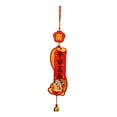 thumbnail image 2 of yotijay Chinese New Year Blessing Hanging Decoration 2025 Lunar New Year Decor Housewarming Present Housewarming Gift for Dorm Office Pinganxile, 2 of 9