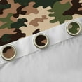 thumbnail image 4 of Manfei Camouflage Hunting Black Out Curtains,Camo Army Curtains Pack of 2 (42x63 Each),Green Brown Beige Bedroom Curtains For Teens,Ultra Soft Home Decor, 4 of 6