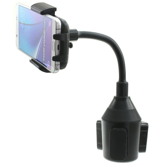 Cup Holder Car Mount for iPhone 15/Pro/Max/Plus - Swivel Cradle Dock Gooseneck Stand