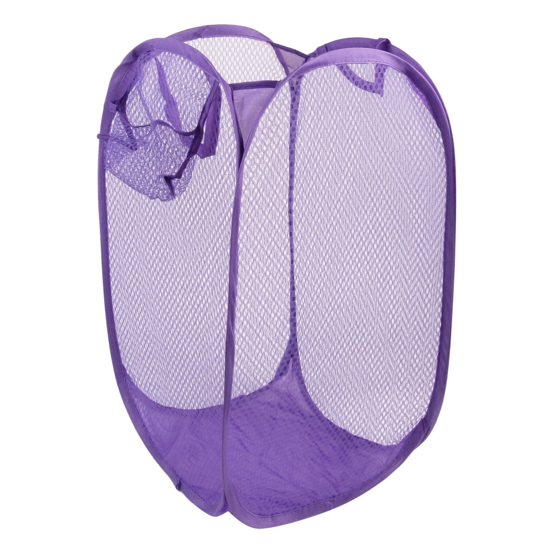 Unique Bargains Mesh Design Pop up Bag Clothes Storage Foldable Laundry