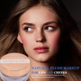thumbnail image 3 of Cream Blush, Face Curve Shaping Multifunctional Moisturizing Color Change Blusher Waterproof  for Christmas, 3 of 7