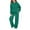 Blackish Green, variant on Girls 2 Piece Outfits Sweatsuits Sets Pocketed Long Sleeve Hooded Sweatshirt with Open Bottom Sweatpants Joggers Set