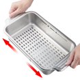 thumbnail image 1 of Stainless Steel Kitchen Sink Drain Basket, Retractable Dish Rack, Crisper, Bowl, Chopsticks, Dish Tray, Storage Rack, 1 of 5