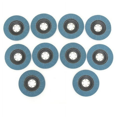 

Whataatahia 10-Piece 125mm Flap Disc Set Grit 80 High-Performance Sanding