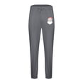 thumbnail image 3 of Mgmyaa Men's Fleece Lined Christmas Print Joggers Pants Elastic Waist Sweatpants with Drawstring and Pockets, 3 of 5