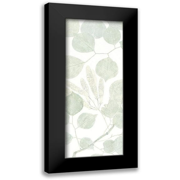 Allen, Kimberly 8x14 Black Modern Framed Museum Art Print Titled - Soft Green 2