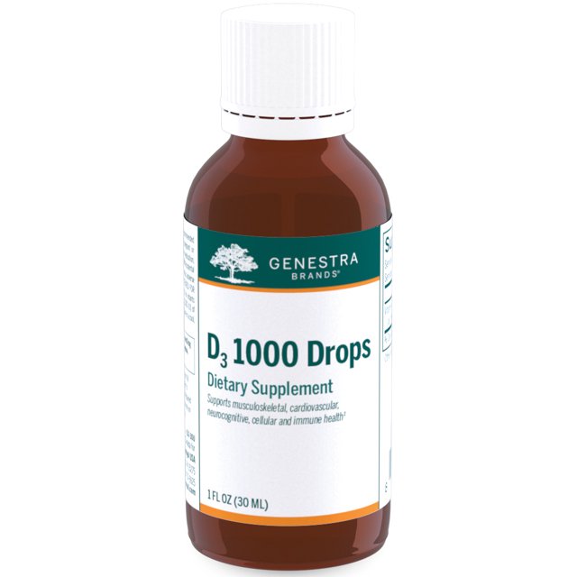 Genestra Brands D3 1000 Drops Liquid Vitamin D Supplement 1 fl. oz