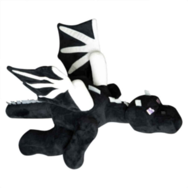 Black Ender Dragon Plush Stuffed Toy, 23 Inch Black Dragon Plush Animal