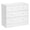 White-3 Layer 4 drawer, variant on Ktaxon 6 Drawer Wood Dresser for Bedroom, Chest of Drawers, Storage Organization Unit for Clothing, White