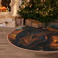 thumbnail image 5 of Sikiie Starry Night Cat Guitarist A Christmas Tree Skirt, Christmas Tree Decorations, Christmas Decor, Tree Mat Decoration(30-48IN)-36", 5 of 6