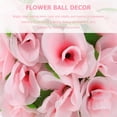 thumbnail image 3 of unbranded Bola De Flores Decorativa Rosa Para Con Rosas Artificiales Suaves Para Colgar Y Ambientar, 3 of 6