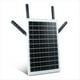thumbnail image 1 of Enrutador WiFi 4G LTE con Energía Solar de 12 W y 18 000 MAh, con Ranura para Tarjeta SIM, Inalámbrico para Exteriores, Resistente Al Agua, Módem 4G LTE., 1 of 5