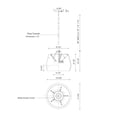 thumbnail image 2 of PD61412-CL/BK-Kuzco Lighting-Deco - 16W LED Pendant-10.25 Inches Tall and 11.75 Inches Wide-Black Finish, 2 of 4
