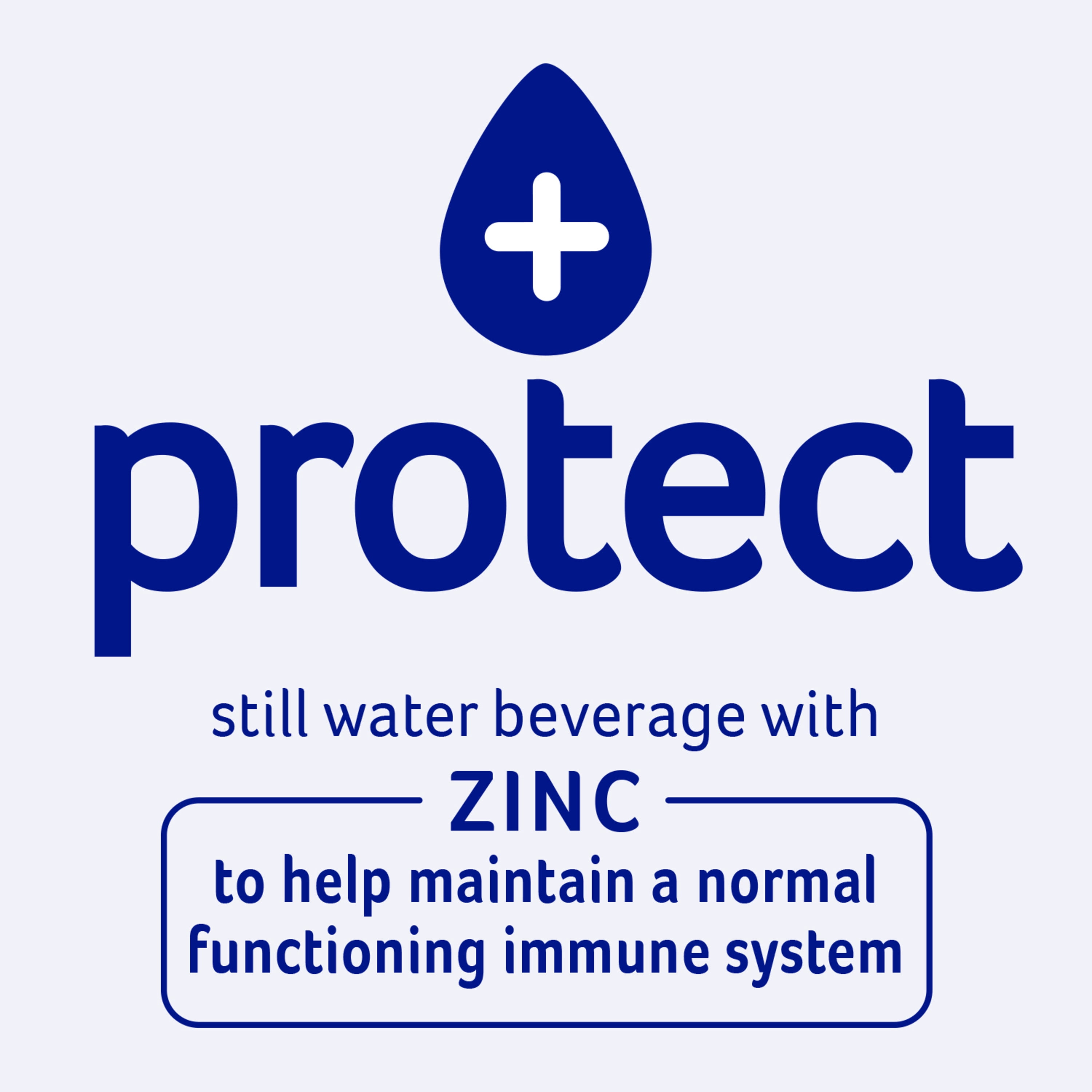 Pure Life + protect with Zinc (blackberry flavor) 20 Fl. Oz. (4 Pack)
